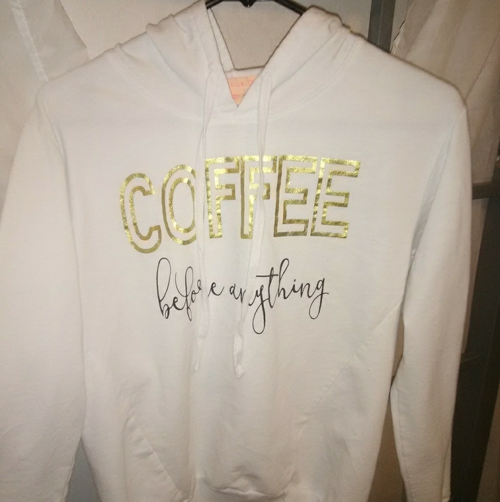 Rebellious one coffee before everything hoodie